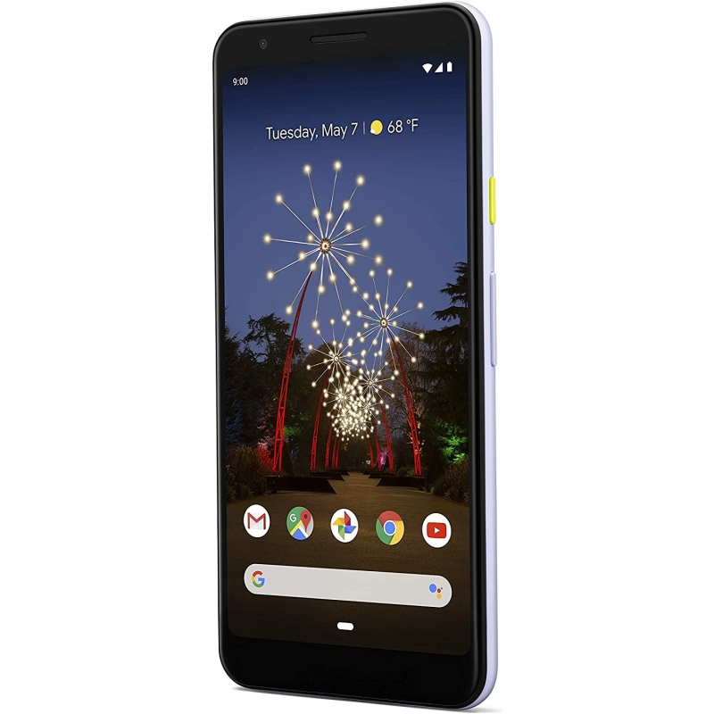 Google - Pixel 3a with 64GB Memory Cell Phone (Unlocked) - Purple-ish - Image 2